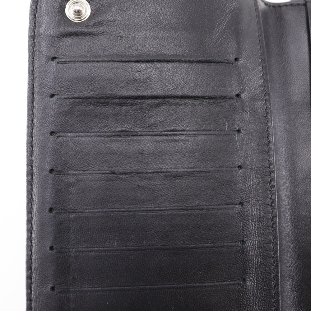 CHANEL Authentic Black Lambskin Leather Wallet - Picture 15 of 16